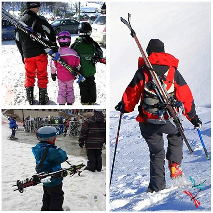 SkiBundle, popruh na nošení lyží + univerzální mačky ZDARMA - Image 8