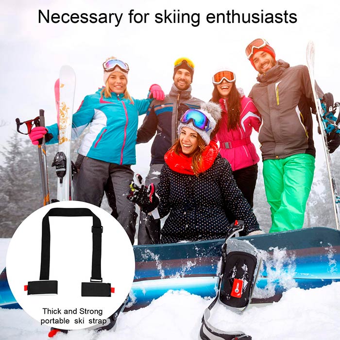 SkiBundle, popruh na nošení lyží + univerzální mačky ZDARMA - Image 9
