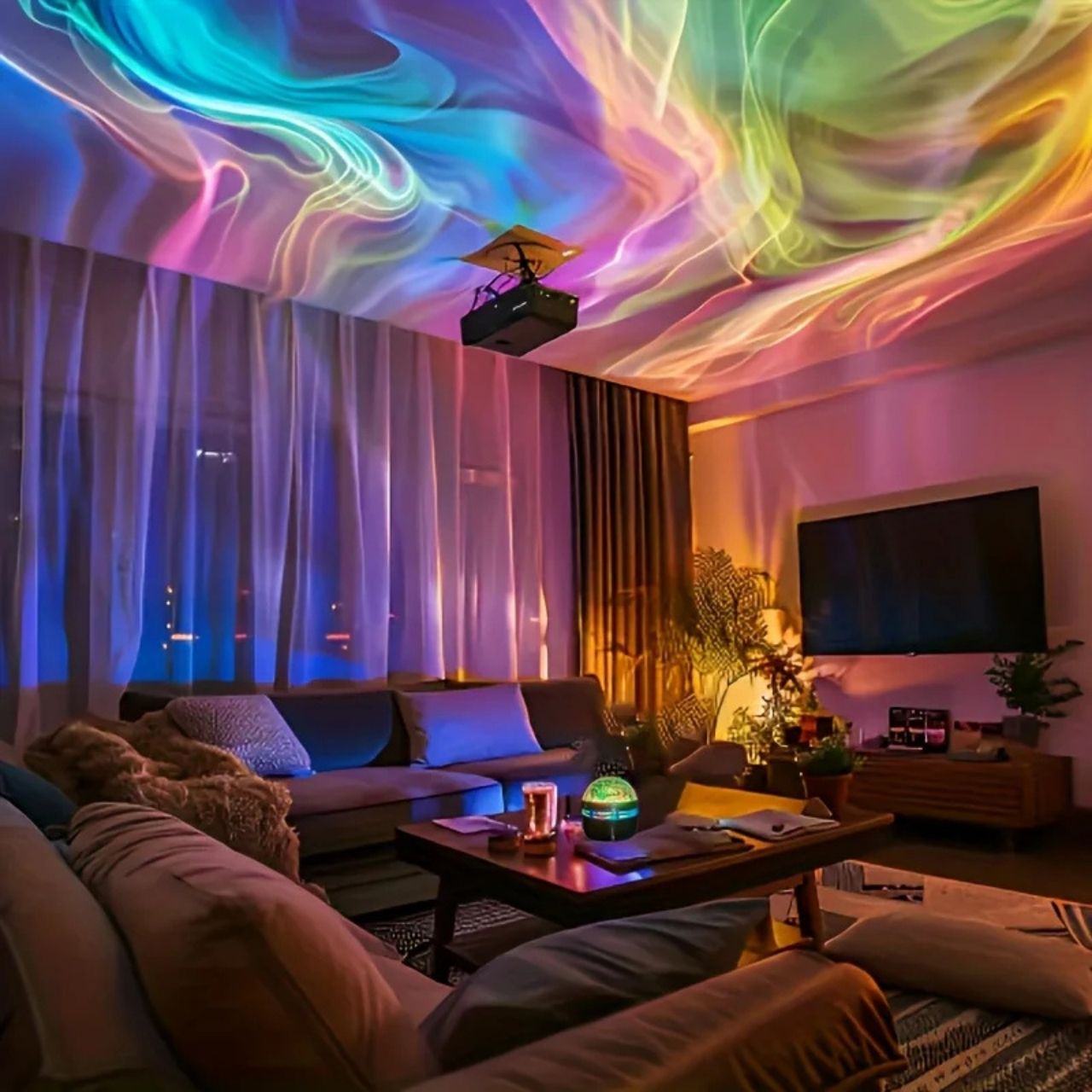 SkyStarry, LED noční lampa s hvězdnou oblohou - Image 5