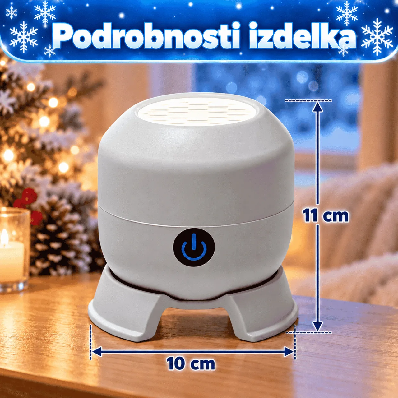 LED projektor sněhových vloček, SnowLamp - Image 3
