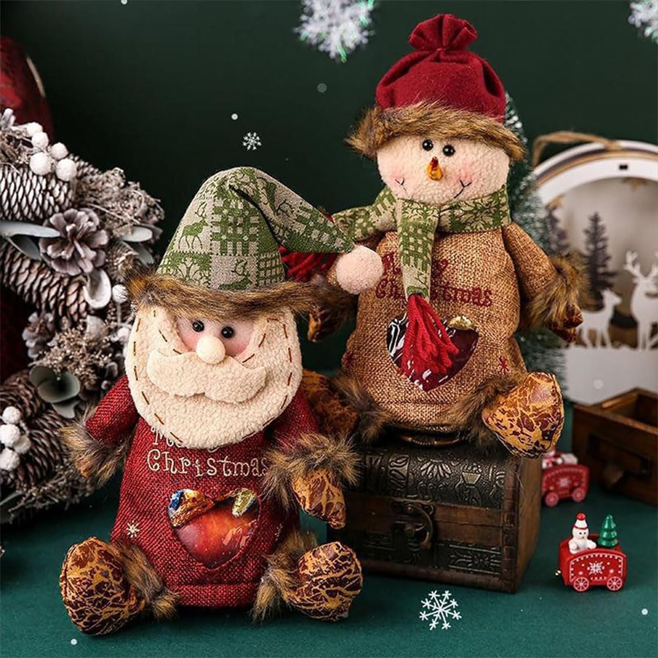 SnowMan, jedinečná dárková taška ve tvaru sněhuláka - Image 2