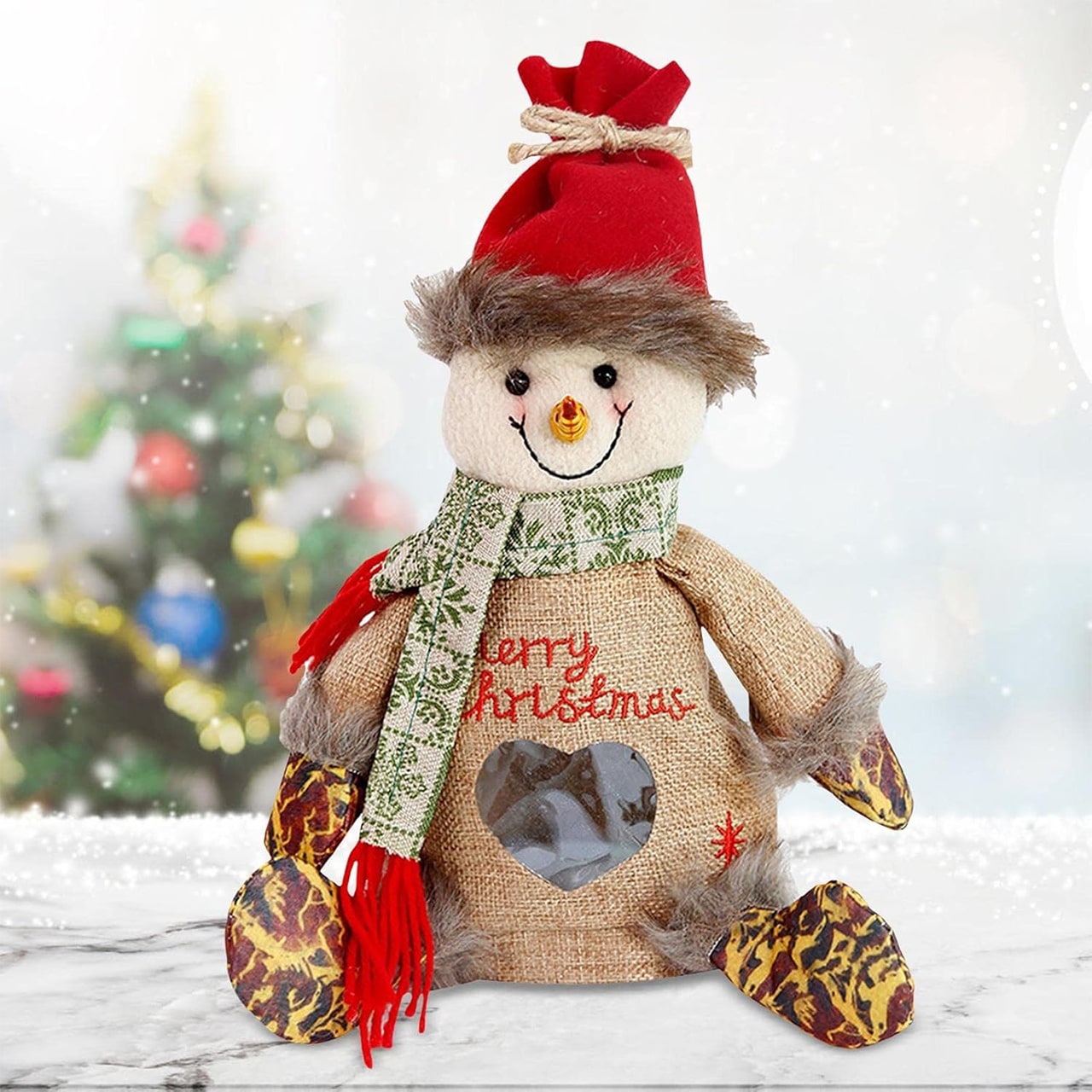SnowMan, jedinečná dárková taška ve tvaru sněhuláka - Image 5
