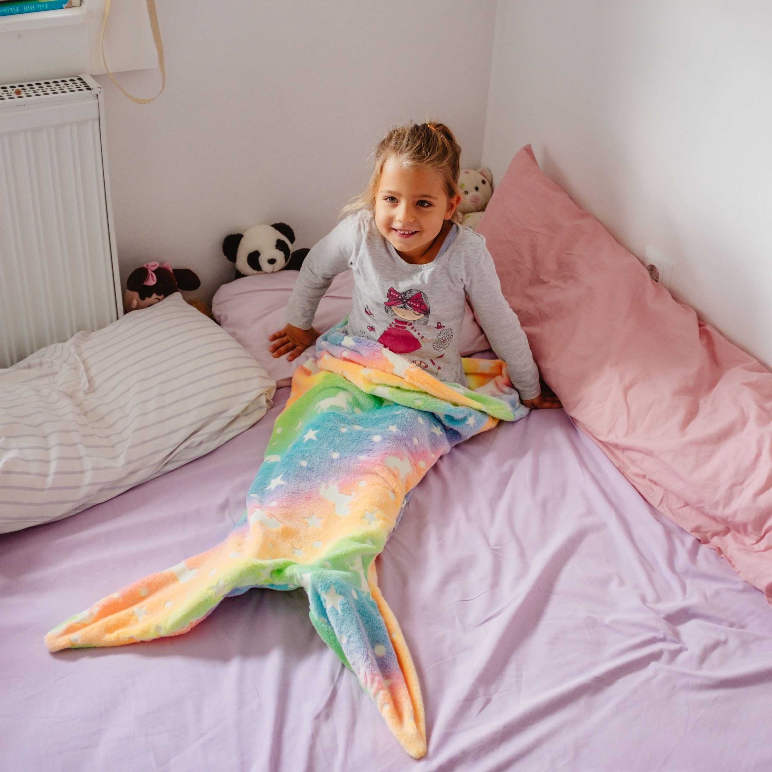 SparkleMermaid, dárek s dekou pro dívku a diamantovým a samolepkovým tvůrčím setem ZDARMA - Image 5