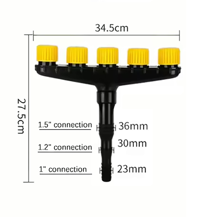 Splitter, Zahradní postřikovač s 5 tryskami - Image 2