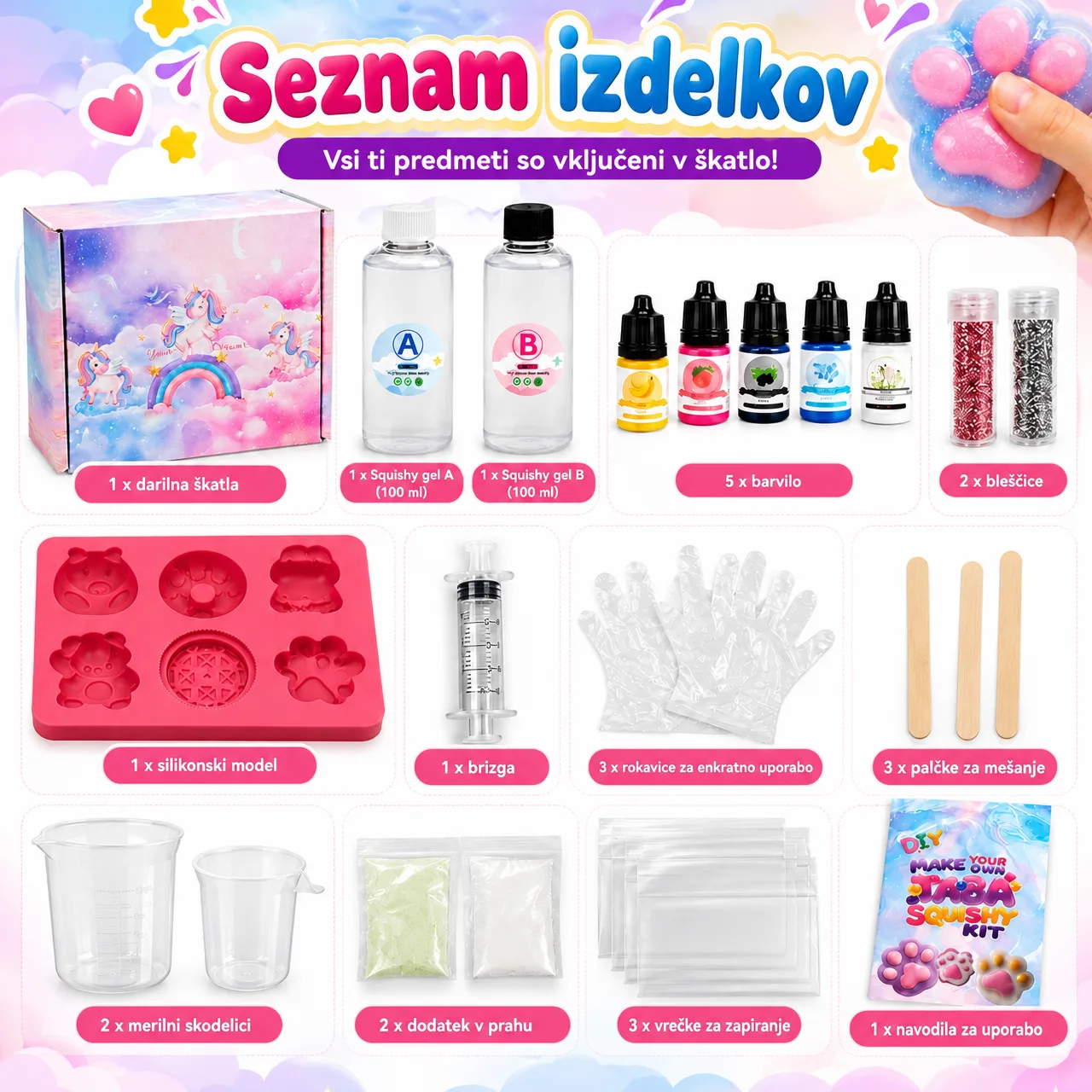 Sada na výrobu DIY figurek, SquishyMaker - Image 7