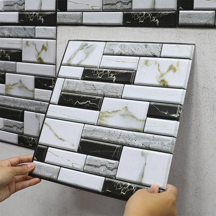 3D tapety mají realistický vzhled mramoru.