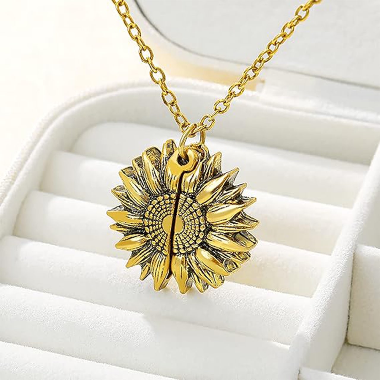 SunNecklace, náhrdelník s motivem slunečnice a roztomilým nápisem - Image 7