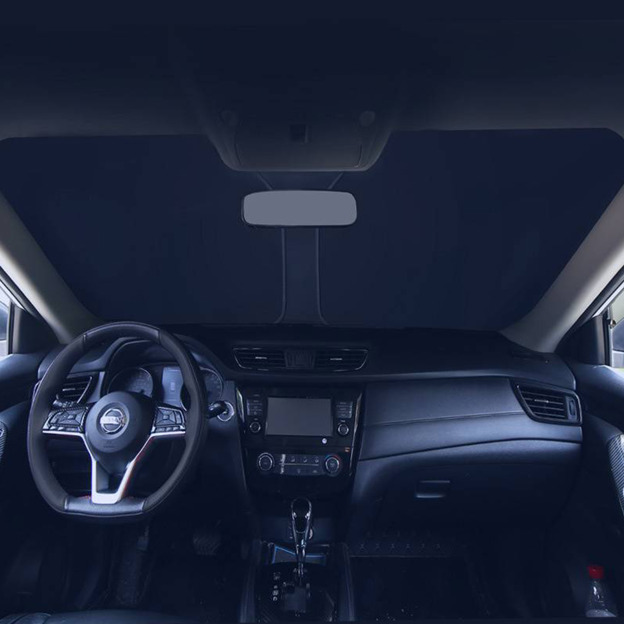 SunVisor, zatahovatelná sluneční clona na čelní sklo auta - Image 10
