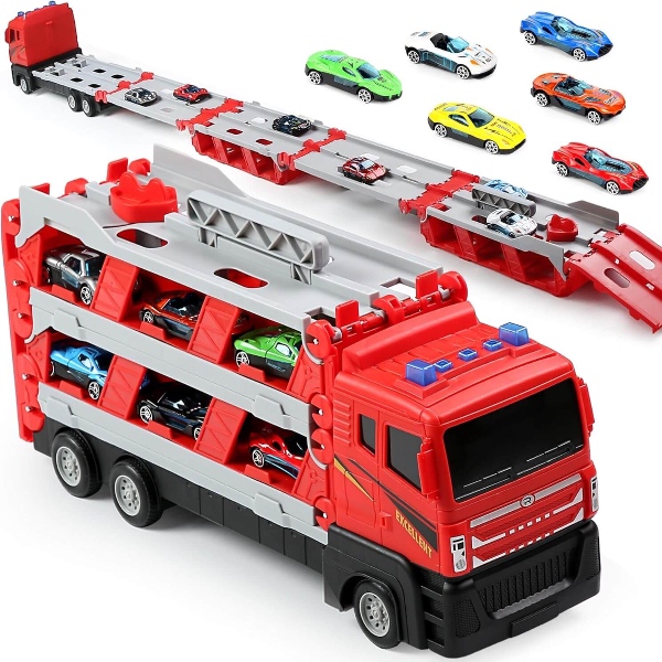 NÁKLADNÍ AUTO, Nákladní auto s odpalovací rampou a autíčky - Image 8