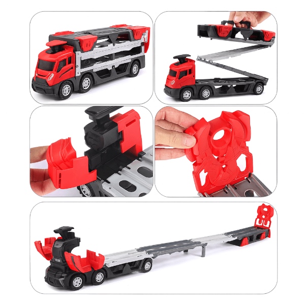 NÁKLADNÍ AUTO, Nákladní auto s odpalovací rampou a autíčky - Image 9