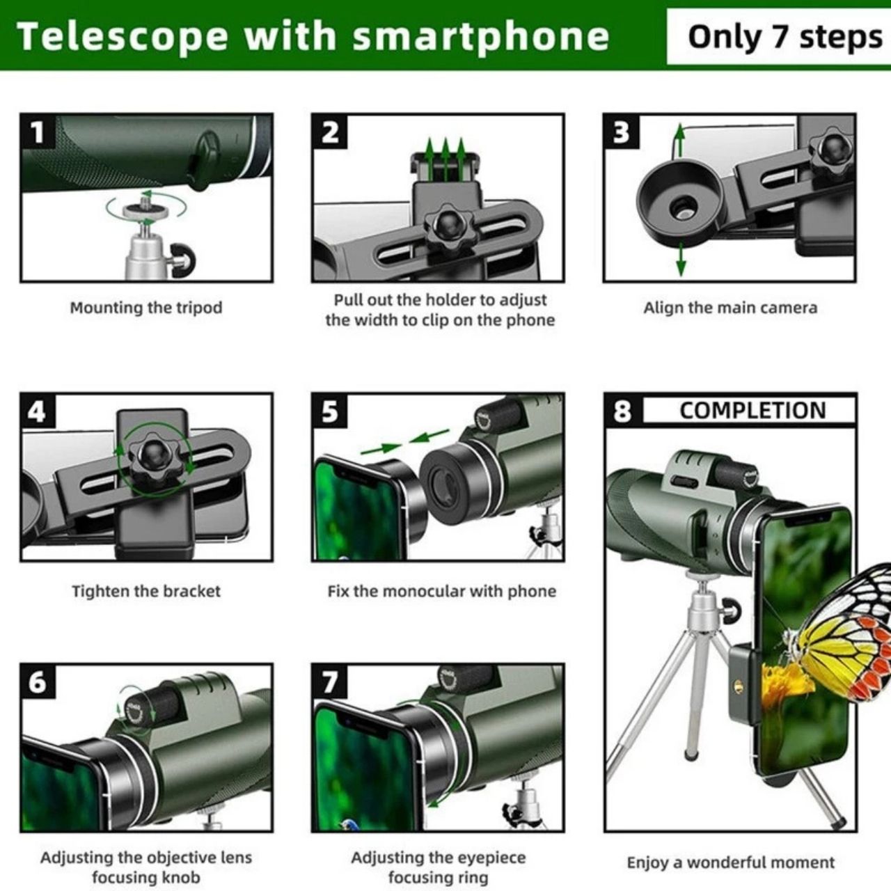 Teleskop, monokulární pozorovací dalekohled - Image 5