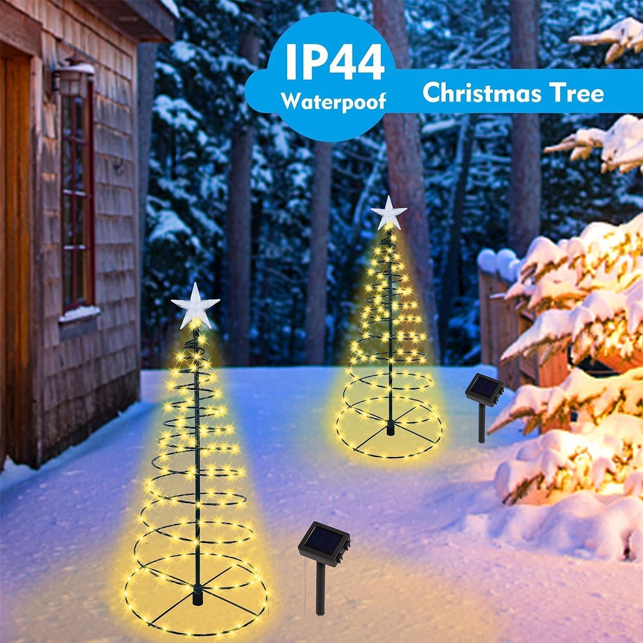TreeSolar, vánoční stromeček se solárními LED světly - Image 4