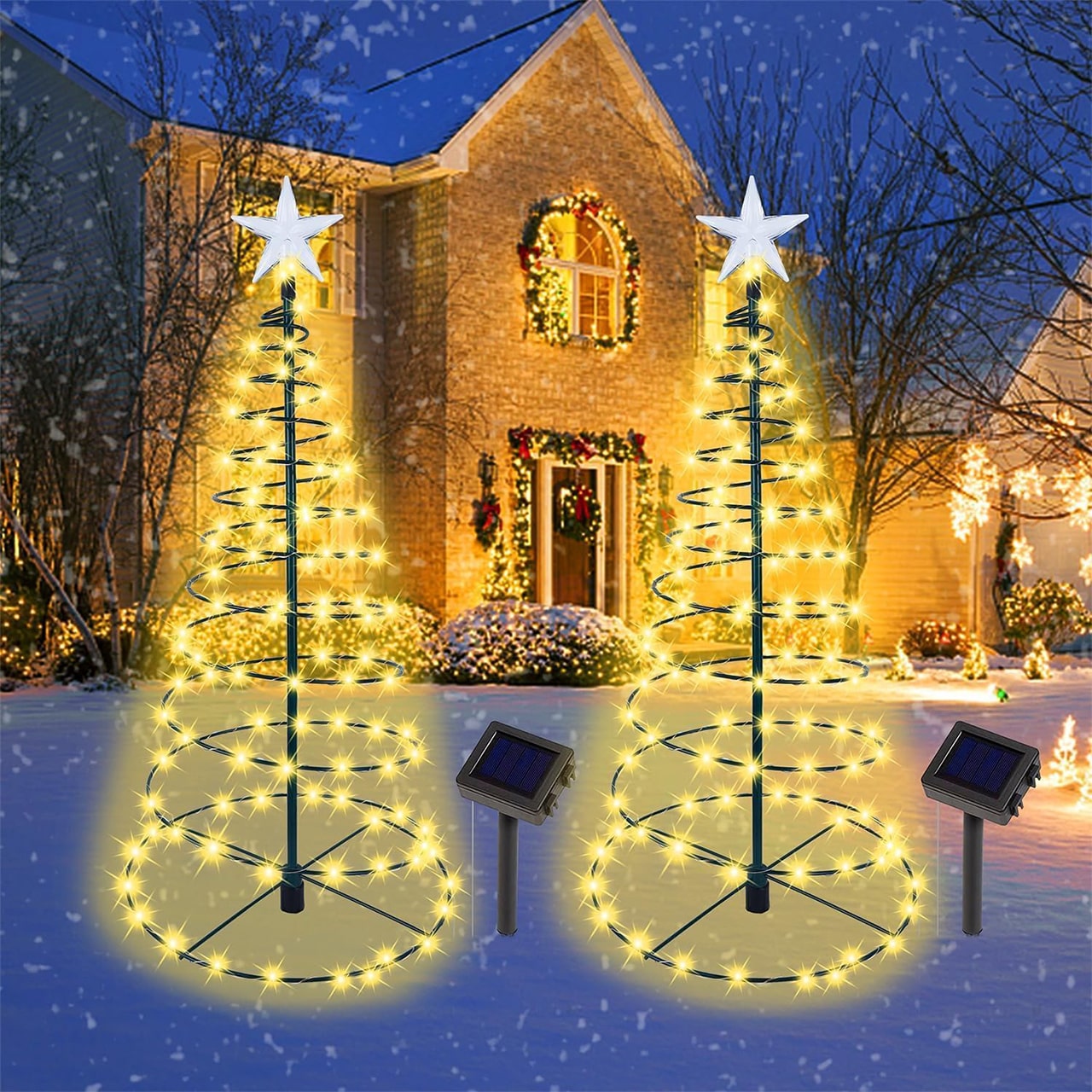 TreeSolar, vánoční stromeček se solárními LED světly - Image 7