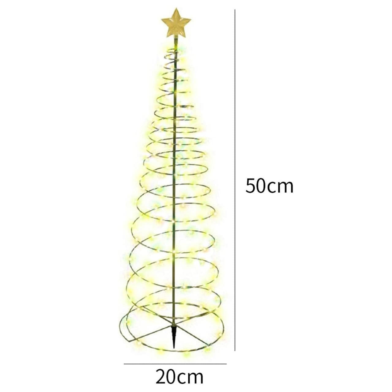 TreeSolar, vánoční stromeček se solárními LED světly - Image 9
