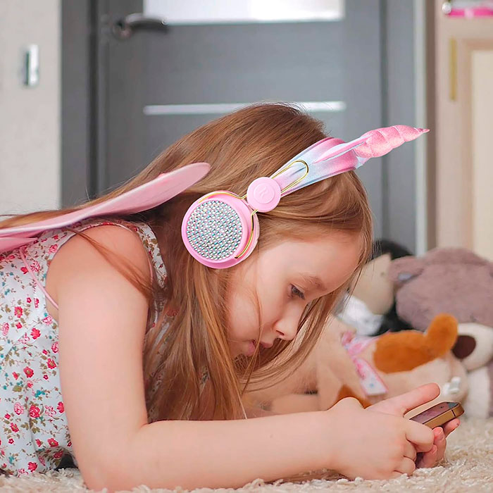 UnicornBuds, bezdrátová dětská sluchátka s vzhledem jednorožce - Image 10