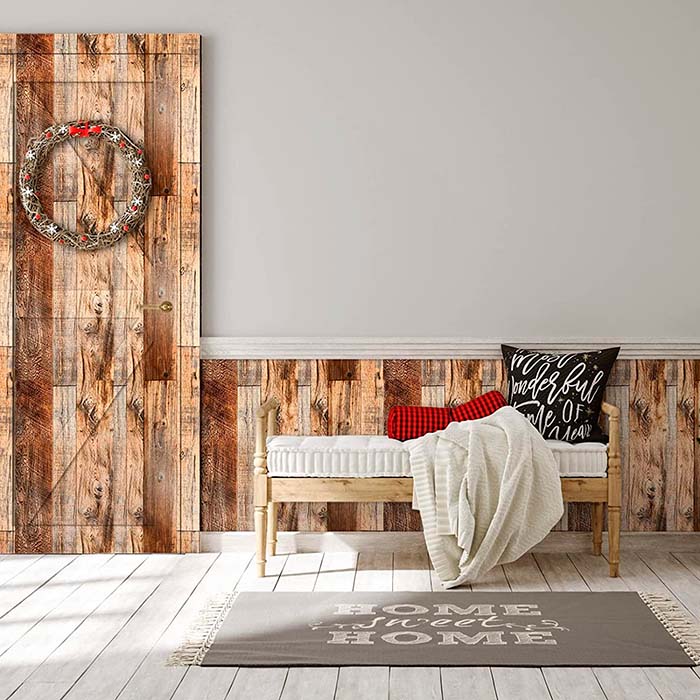 VintageWall, samolepící nálepka s přírodním vzhledem dřeva (300 x 45 cm) - Image 6