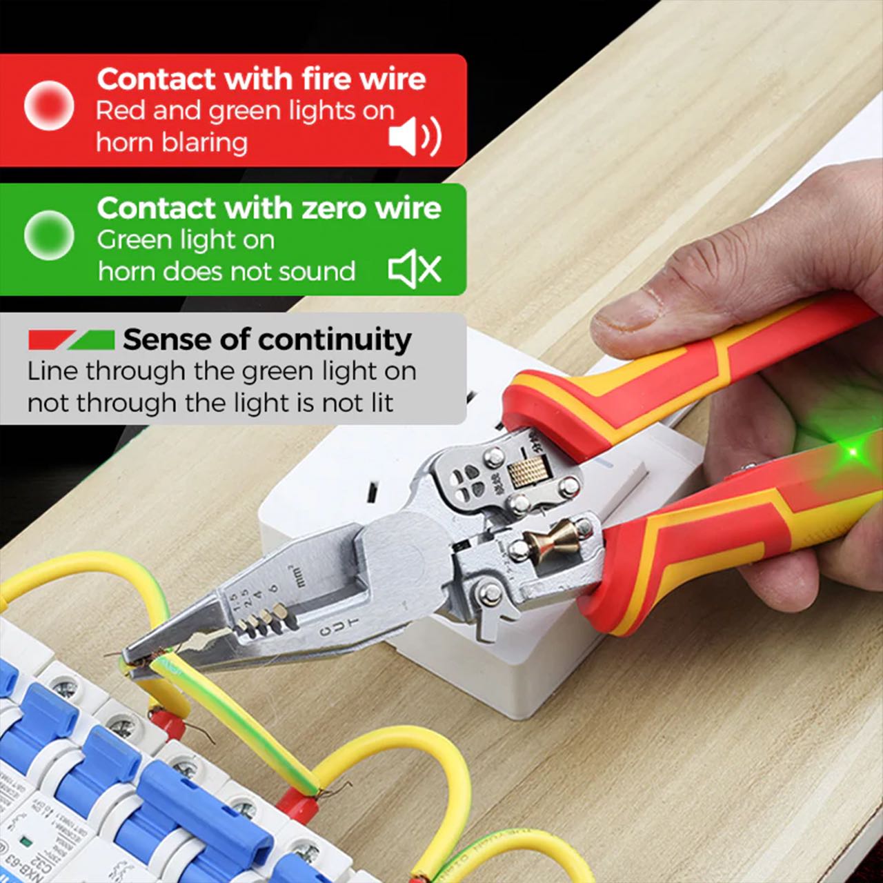 VoltagePliers, univerzální kleště pro elektrickou práci s voltmetrem - Image 3