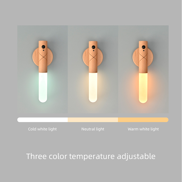 WallSensor, stylová senzorová dřevěná lampa - Image 6