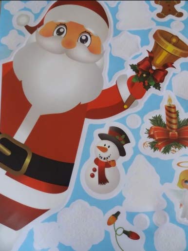 Vánoční nálepky na okna, nálepky na okna (97 kusů) - Image 8
