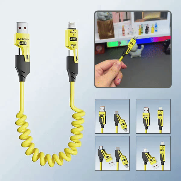 ZUTKA, FlexiCharge 4v1 nabíjecí kabel - video