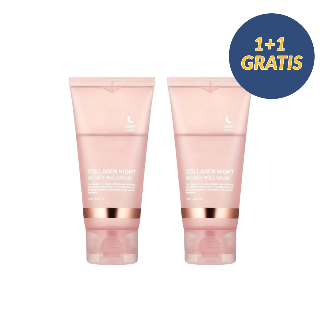 CollagenMask, kolagenová noční pleťová maska s peel-off efektem (1+1 ZDARMA ) - Image 1