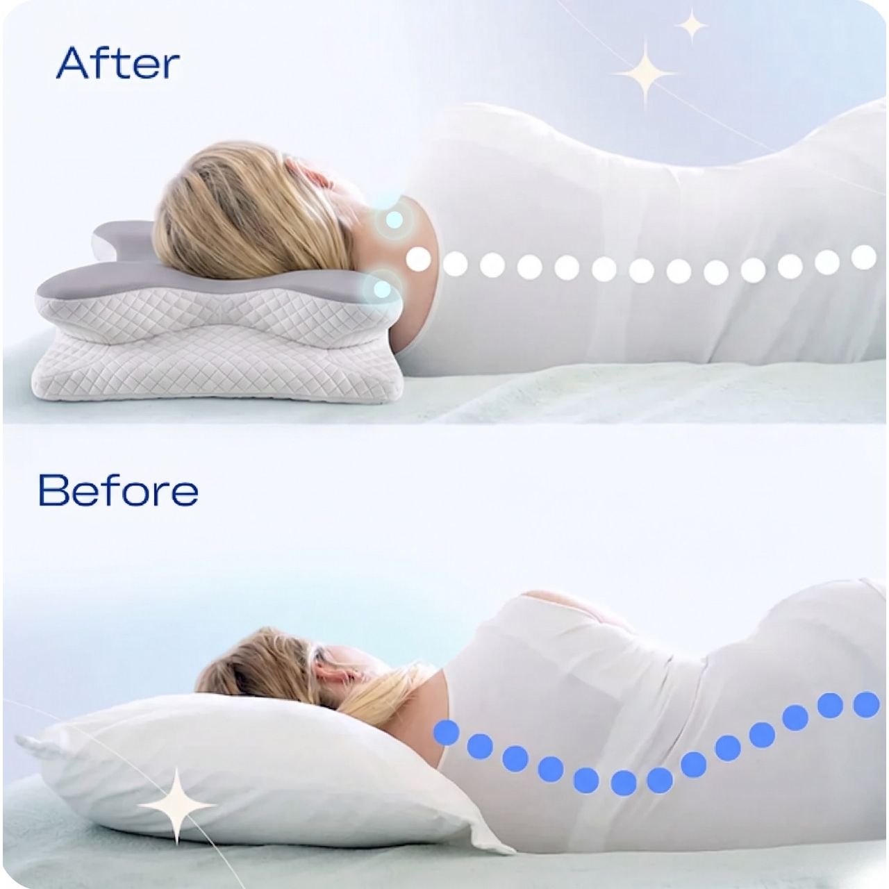 Ergonomický polštář s paměťovou pěnou, CervicalPillow - Image 8