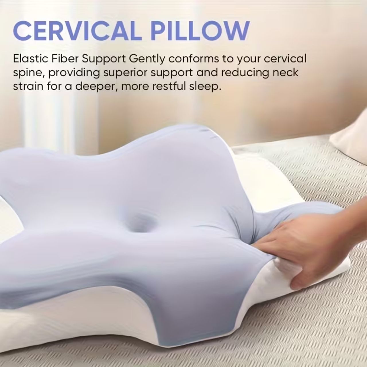 Ergonomický polštář s paměťovou pěnou, CervicalPillow - Image 6