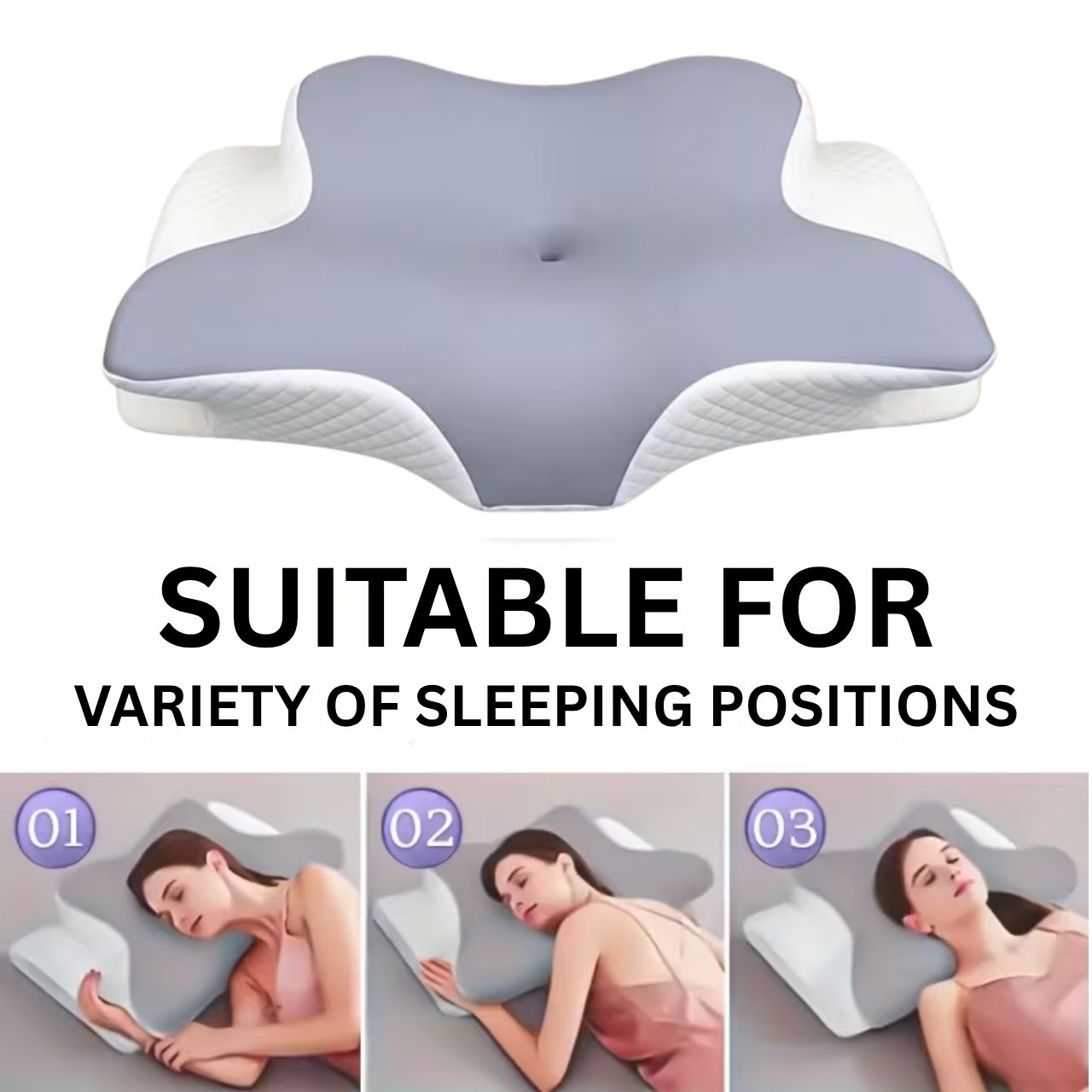 Ergonomický polštář s paměťovou pěnou, CervicalPillow - Image 5