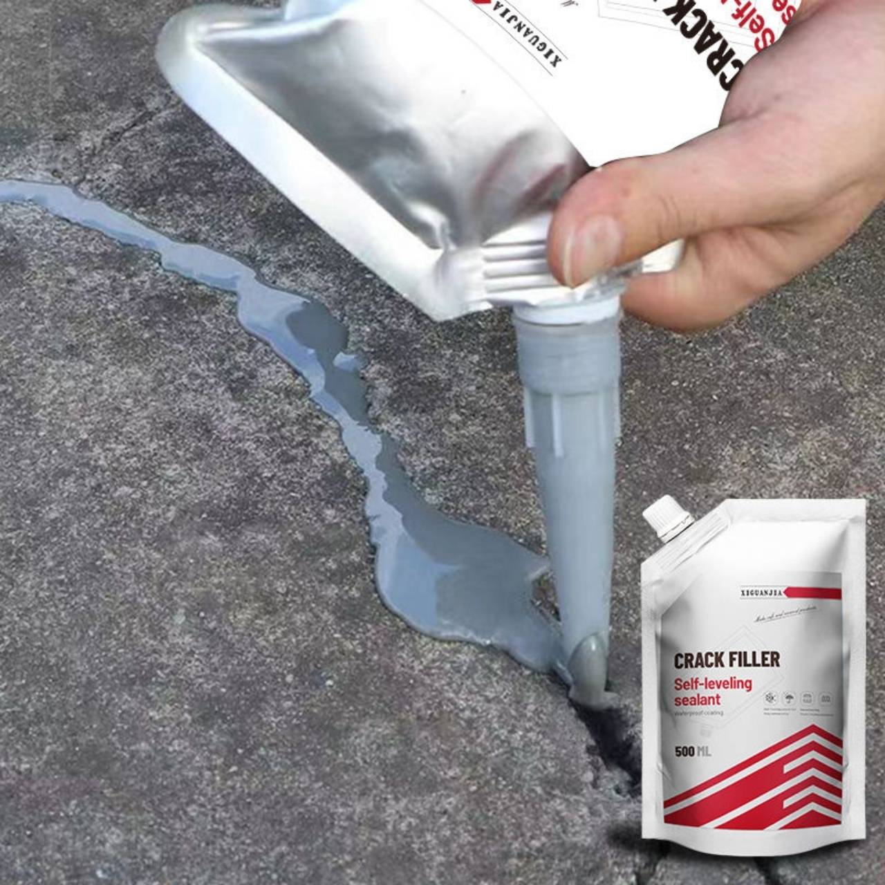 CrackFiller, elastický tmel na opravu trhlin (500 ml) - Image 3