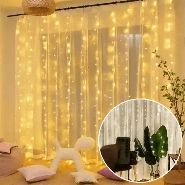 CurtainLED, závěs s 300 LED světly (3x3m) - Image 1