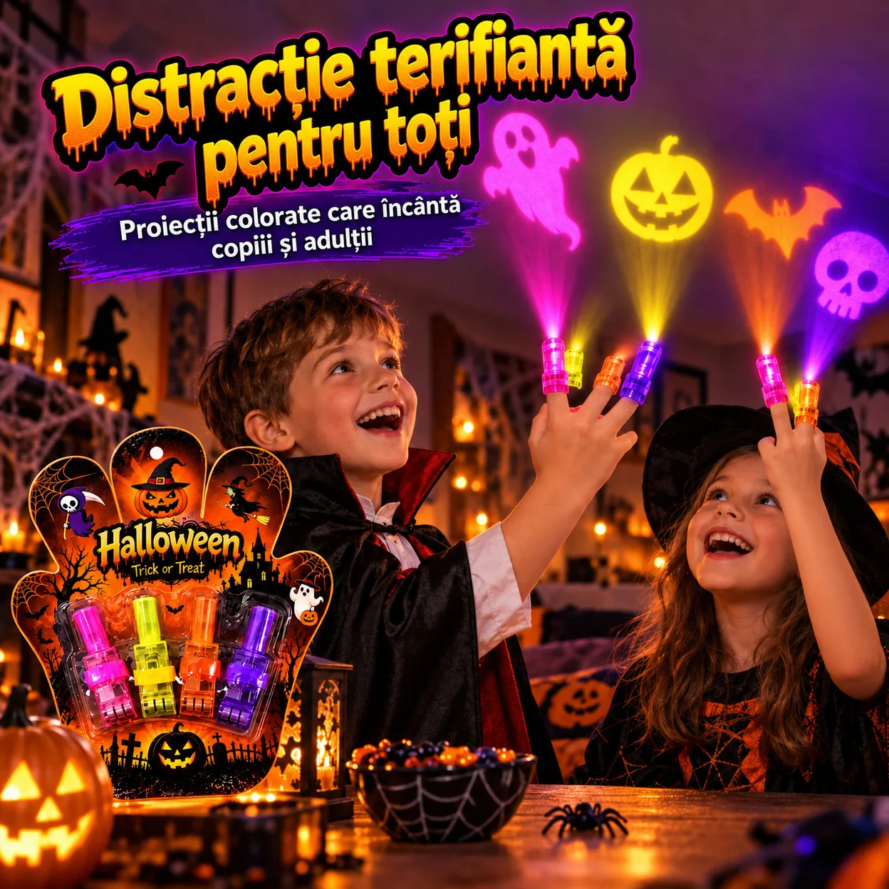 LED projektory na prsty – Halloween, FingerLights - Image 5