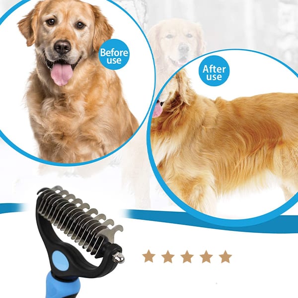 PetTangler, oboustranná kartáč na odstraňování chlupů a spodní srsti - Image 2